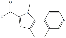 1-Methyl-1H-pyrrolo[2,3-f]isoquinoline-2-carboxylic acid methyl ester Struktur