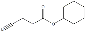 3-Cyanopropionic acid cyclohexyl ester Struktur