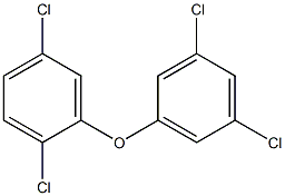 2,5-Dichlorophenyl 3,5-dichlorophenyl ether Struktur