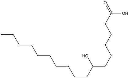 7-Hydroxyheptadecanoic acid Struktur