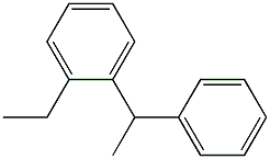 1-(Ethylphenyl)-1-phenylethane Struktur