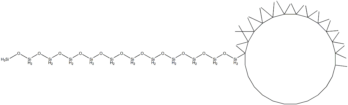 Tetracosamethylcyclotetracosanedodecasiloxane Struktur