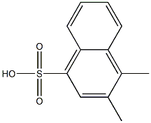 3,4-Dimethyl-1-naphthalenesulfonic acid Struktur