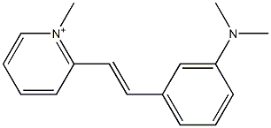 2-[3-(Dimethylamino)styryl]-1-methylpyridinium Struktur