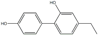 4-Ethyl-1,1'-biphenyl-2,4'-diol Struktur