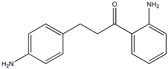 1-(2-Aminophenyl)-3-(4-aminophenyl)-1-propanone Struktur