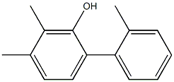 5,6-Dimethyl-2-(2-methylphenyl)phenol Struktur