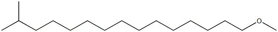 14-Methyl-1-methoxypentadecane Struktur