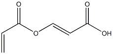 3-(Propenoyloxy)propenoic acid Struktur