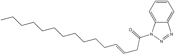 1-(3-Pentadecenoyl)-1H-benzotriazole Struktur