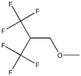 3,3,3-Trifluoro-2-trifluoromethyl-1-methoxypropane Struktur