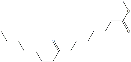 8-Oxopentadecanoic acid methyl ester Struktur