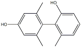 2',6,6'-Trimethyl-1,1'-biphenyl-2,4'-diol Struktur