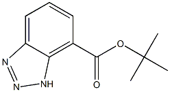 3H-Benzotriazole-4-carboxylic acid tert-butyl ester Struktur