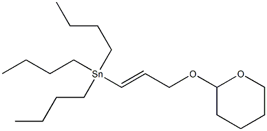 [(E)-3-(Tetrahydro-2H-pyran-2-yloxy)-1-propenyl]tributylstannane Struktur