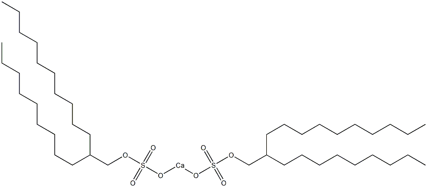 Bis(2-nonyldodecyloxysulfonyloxy)calcium Struktur