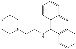 9-(2-Morpholinoethylamino)acridine Struktur