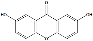 2,7-Dihydroxy-9H-xanthen-9-one Struktur