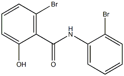 2',6-Dibromo-2-hydroxybenzanilide Struktur