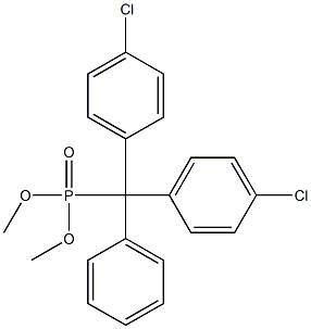 4,4'-Dichlorotritylphosphonic acid dimethyl ester Struktur