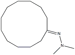 Cyclododecanone dimethyl hydrazone Struktur