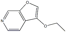 3-Ethoxyfuro[2,3-c]pyridine Struktur