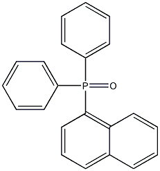 Diphenyl(1-naphtyl)phosphine oxide Struktur