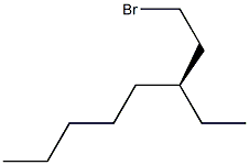 [S,(-)]-1-Bromo-3-ethyloctane Struktur