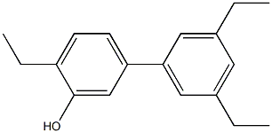 2-Ethyl-5-(3,5-diethylphenyl)phenol Struktur