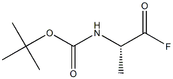 N-(tert-Butoxycarbonyl)-L-alanine fluoride Struktur