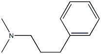 N,N-Dimethyl-3-phenylpropylamine Struktur