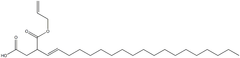 3-(1-Nonadecenyl)succinic acid 1-hydrogen 4-allyl ester Struktur