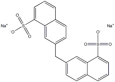 2,2'-Methylenebis(8-naphthalenesulfonic acid)disodium salt Struktur