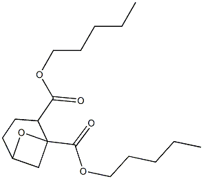 7-Oxabicyclo[3.1.1]heptane-1,2-dicarboxylic acid dipentyl ester Struktur