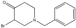 3-Bromo-1-benzylpiperidin-4-one Struktur