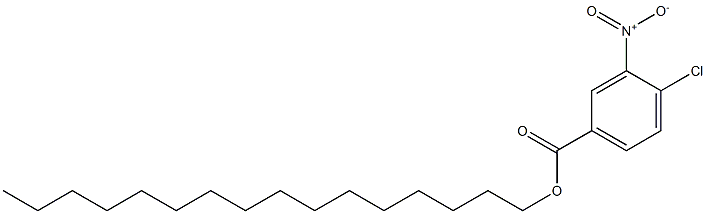 4-Chloro-3-nitrobenzoic acid hexadecyl ester Struktur