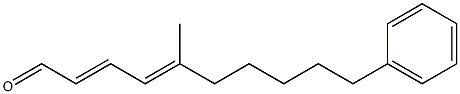 5-Methyl-10-phenyl-2,4-decadienal Struktur