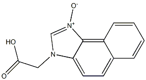 2-[(3H-Naphth[1,2-d]imidazole 1-oxide)-3-yl]acetic acid Struktur