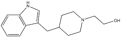 4-(1H-Indol-3-ylmethyl)-1-piperidineethanol Struktur