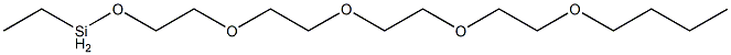 Ethyl[2-[2-[2-(2-butoxyethoxy)ethoxy]ethoxy]ethoxy]silane Struktur