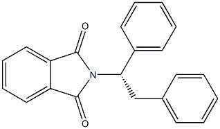 (-)-N-[(S)-1,2-Diphenylethyl]phthalimide Struktur