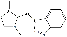 2-(1H-Benzotriazol-1-yl)oxy-1,3-dimethylimidazolidine Struktur