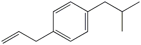 1-Allyl-4-(2-methylpropyl)benzene Struktur