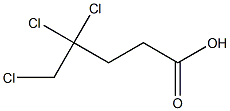 4,4,5-Trichlorovaleric acid Struktur