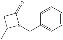 1-Benzyl-2-methylazetidine-4-one Struktur