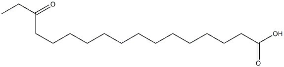 15-Oxoheptadecanoic acid Struktur