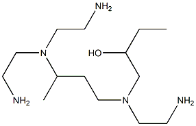 1-[N-(2-Aminoethyl)-N-[3-[bis(2-aminoethyl)amino]butyl]amino]-2-butanol Struktur