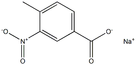 3-Nitro-p-toluic acid sodium salt Struktur