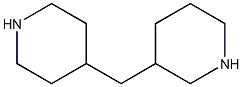 3,4'-Methylenedipiperidine Struktur