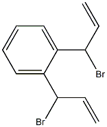 1,2-Di(1-bromoallyl)benzene Struktur